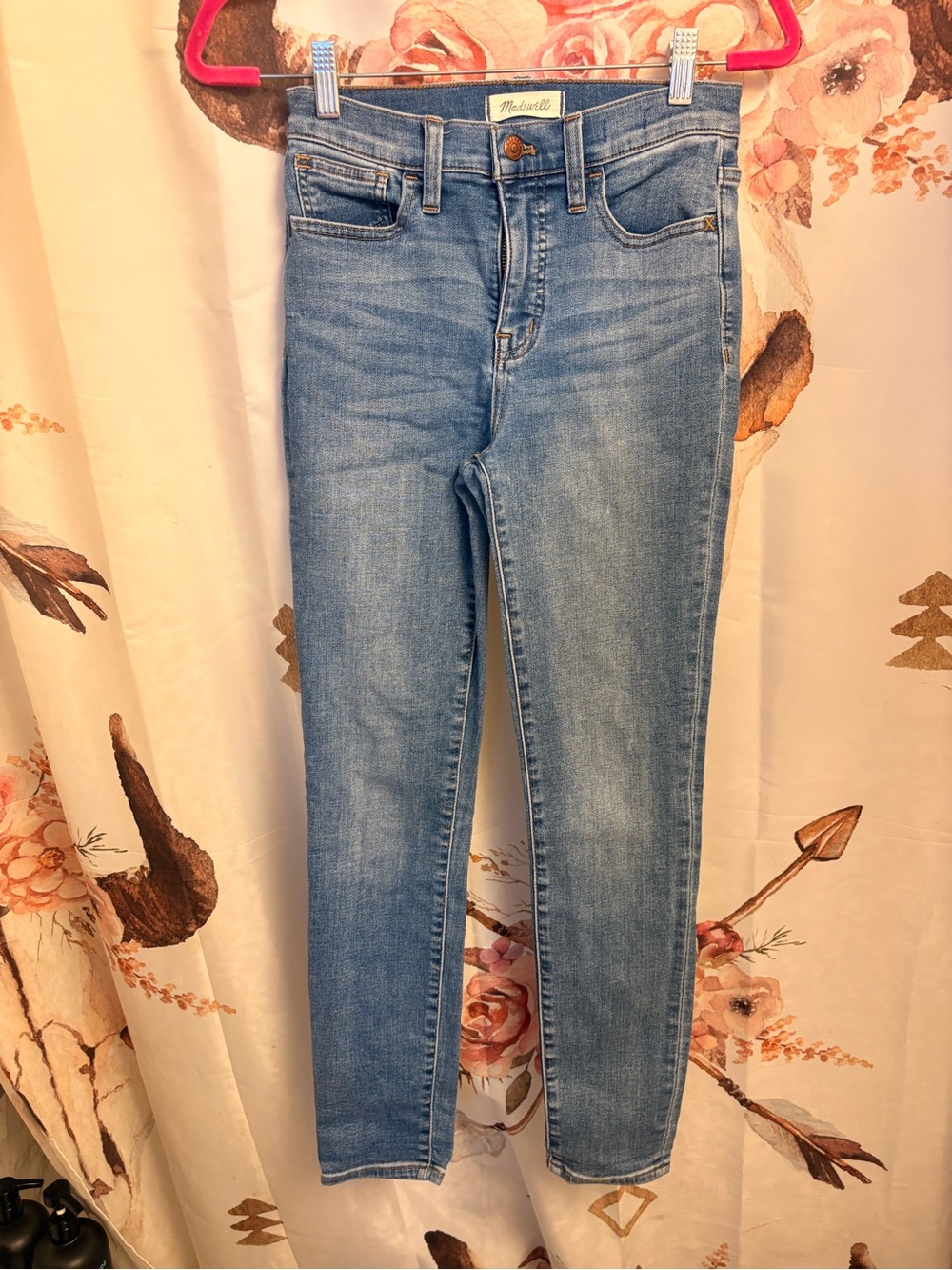 Size 25 Madewell Skinny Jeans in Light Blue Wash